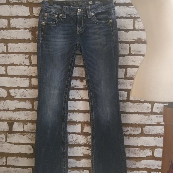 Miss Me Bling Signature Boot 27 Embroidered Accent - Picture 13 of 13